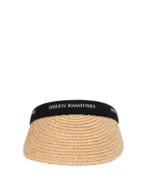 HELEN KAMINSKI: hats & caps - White 8 Visor Hat