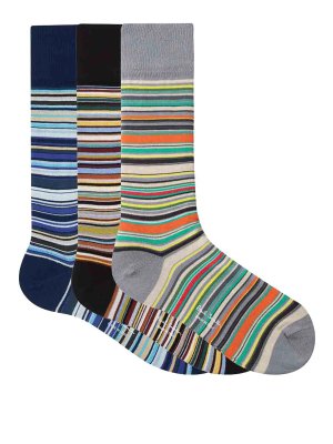 PAUL SMITH: socks - 3-Pack Striped Socks