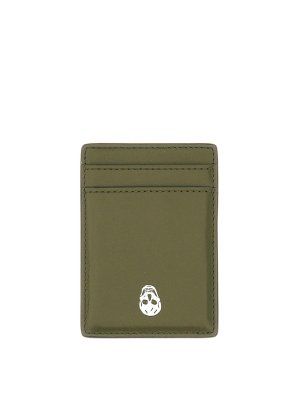 ALEXANDER MCQUEEN: 財布＆ポーチ - 財布 - ブラウン