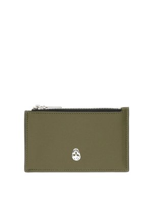 ALEXANDER MCQUEEN: 財布＆ポーチ - 財布 - ブラウン