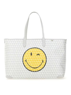Anya Hindmarch: totes bags - I Am A Plastic Bag Wink Tote Bag