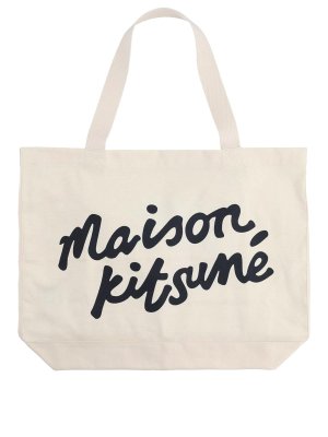MAISON KITSUNÉ: トートバッグ - トートバッグ - 白