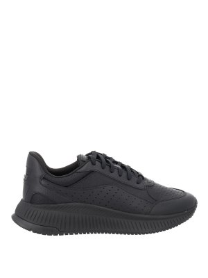 Hugo Boss: Chaussures de sport - Baskets - Noir