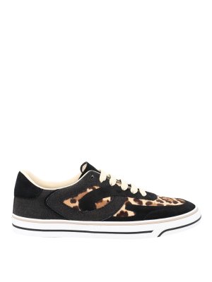 DOLCE & GABBANA: Chaussures de sport - Baskets - Imprimé Animal