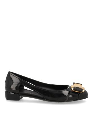 SALVATORE FERRAGAMO: Ballerines - Ballerines - Noir