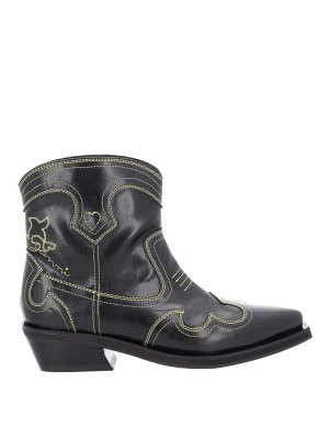 GANNI: boots - Low Shaft Boot