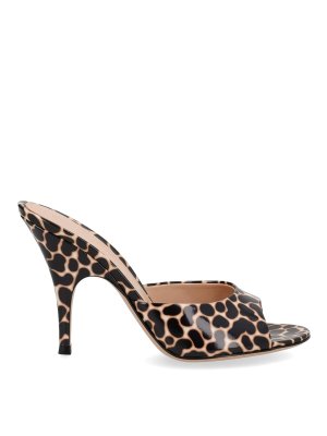 Gianvito Rossi: Mules - Mules - Imprimé Animal