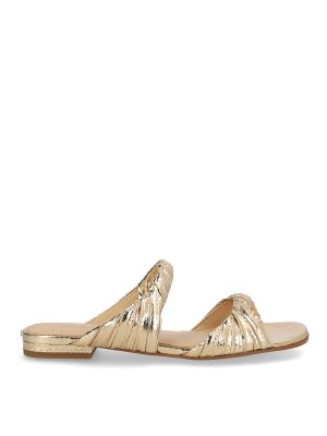 Michael Michael Kors: フラットシューズ - フラットシューズ - 金