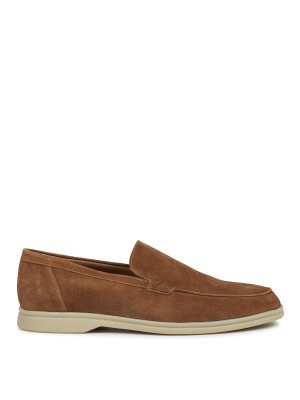 MILLE 885: Loafers & Slippers - Suede moccasin