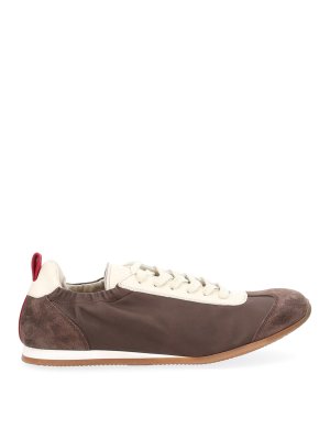 UMA WANG: Chaussures de sport - Baskets - Marron