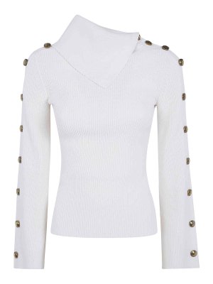 ELISABETTA FRANCHI: maglia collo rotondo - Maglione girocollo in tricot