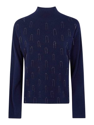 FABIANA FILIPPI: Rollkragenpullover  und Polo-Ausschnitt - Rollkragenpullover - Blau