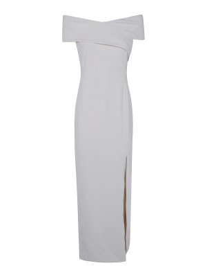 LAUREN RALPH LAUREN: Maxi robe - Maxi Robe - Blanc