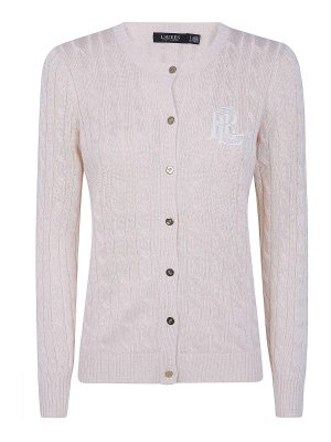 LAUREN RALPH LAUREN: cardigan - Cardigan in maglione