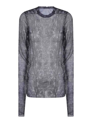 MARIA CALDERARA: T-shirts - T-Shirt - Schwarz