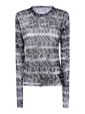 MARIA CALDERARA: T-shirts - T-Shirt - Schwarz