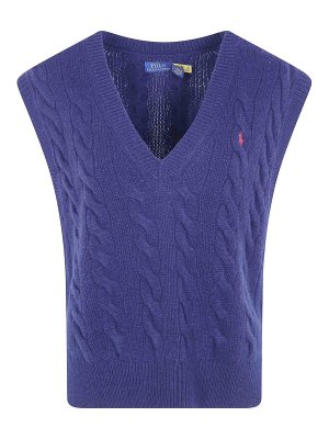 POLO RALPH LAUREN: Chalecos - Chaleco - Azul