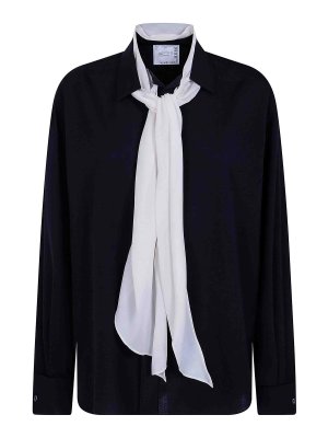 Sacai: シャツ - シャツ - 黒
