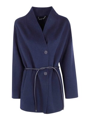 SEVENTY: short coats - Double Wool Blend Short Coat