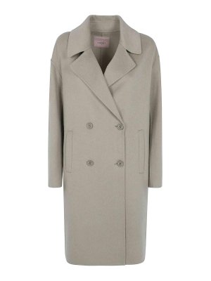 TWINSET: trench coats - Double Brested Trench Coat