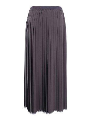 TWINSET: Long skirts - Plisse Long Skirt