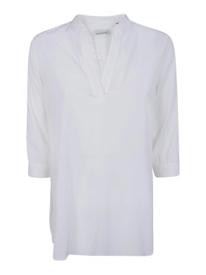 ARCHIVIO '67: camicie - Camicia con collo aperto e maniche a 3/4