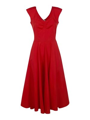ASPESI: Robe longueur genou - Robe Au Genou - Rouge