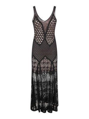 BLUMARINE: Vestidos largos - Vestido Largo - Negro