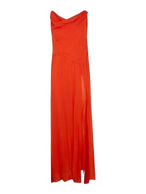 BLUMARINE: maxi dresses - Georgette Long Dress