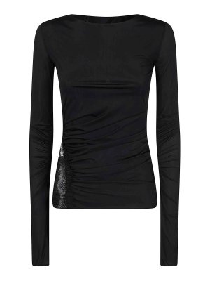 BLUMARINE: Tops & Débardeurs - Top - Noir