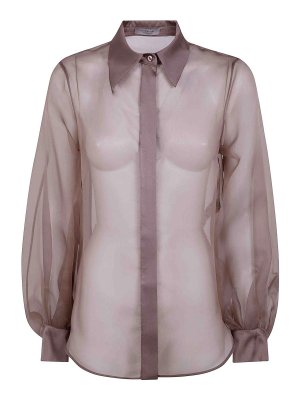 D.EXTERIOR: camicie - Camicia a maniche lunghe in organza di seta