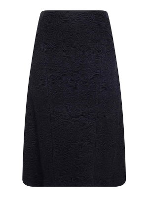 DRIES VAN NOTEN: jeans a zampa - Gonna midi svasata Husosy