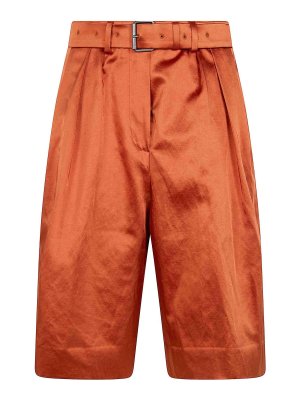 DRIES VAN NOTEN: トラウザーショーツ - ショートパンツ - オレンジ