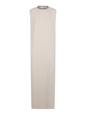 ELISABETTA FRANCHI: Maxi robe - Maxi Robe - Blanc