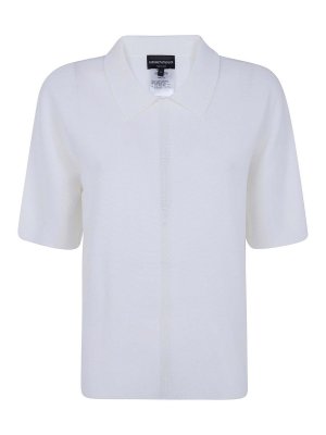 EMPORIO ARMANI: Pull col rond - Pull Col Rond - Blanc