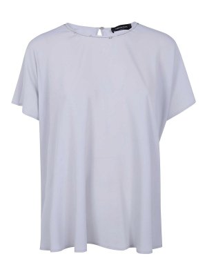 FABIANA FILIPPI: shirts - Round Neck Short Sleeves Classic Tee Shirt