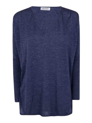 GENTRYPORTOFINO: Pull col rond - Pull Col Rond - Bleu