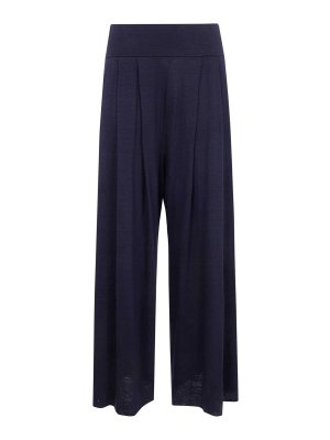 LABO.ART: pantaloni casual - Pantaloni a gamba larga in lino Bubi Lieto