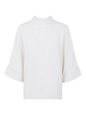 MKDT STUDIO: blouses - Bailee Crepe Georgette Blouse