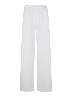 MKDT STUDIO: pantaloni casual - Pantaloni in georgette crespo Palmira