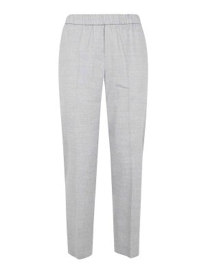 PESERICO: pantaloni casual - Pantaloni Natural Stretch in Misto Lino Lana