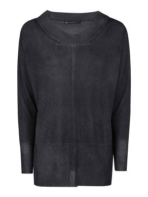 PIERANTONIO GASPARI: Suéteres con cuello pico - Suéter Cuello Redondo - Negro