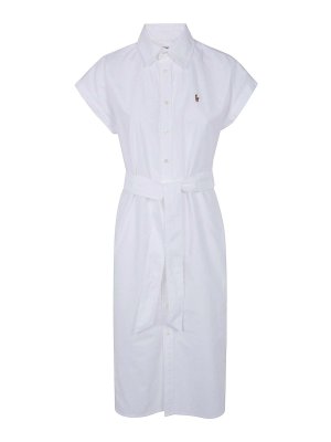 POLO RALPH LAUREN: camicie - Mini abito chemisier in tessuto