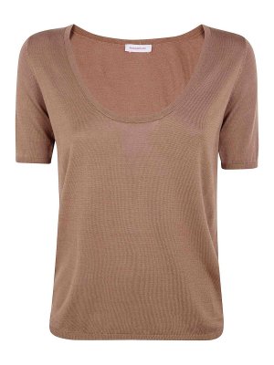 ROSSO PURO: Camisetas - Camiseta - Marrón