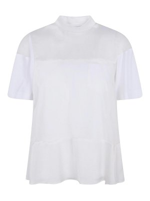 Sacai: Camisetas - Camiseta - Blanco
