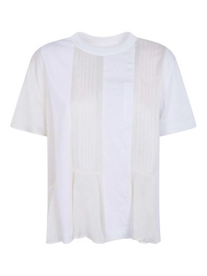 Sacai: Camisetas - Camiseta - Blanco