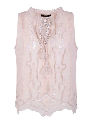 SEVENTY: Tops & Tank tops - Raime Embroidered Top