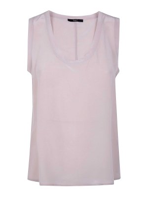SEVENTY: Tops & Tank tops - Mixed Silk Sand Wash Top
