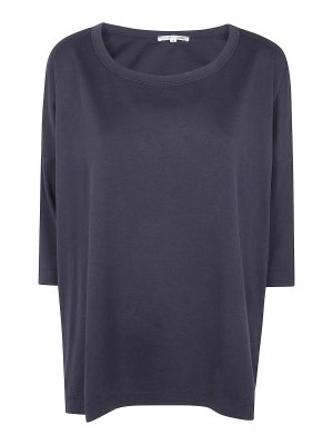 SHIRT C-ZERO: t-shirts - Oversized Boat Neck T-Shirt