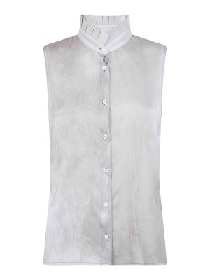 UMA WANG: Tops und Tank Tops - Top - Weiß